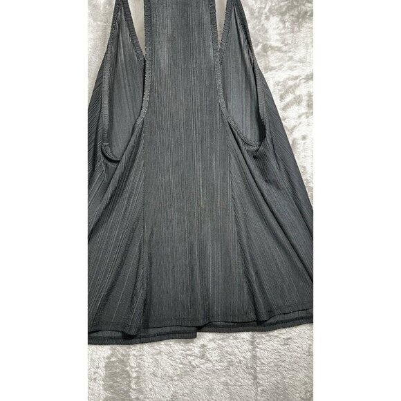 Free People Intimately Black Pleated Tank Top – Whimsigoth Witchy Aesthetic - Picture 5 of 10